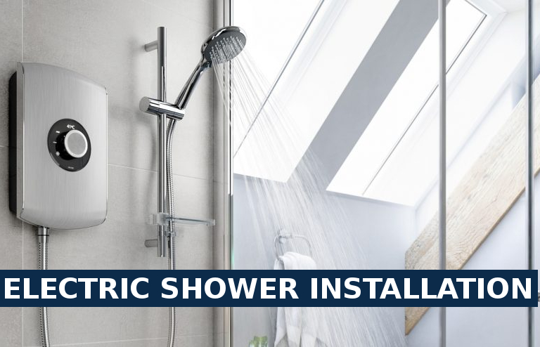 Electric shower installation Carshalton